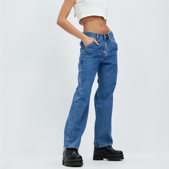 New Levi's Dad Utility Pants Jeans Denim Straight Leg Baggy - Picture 1 of 15